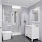 Anzzi Passion 30 in. x 72 in. Frameless Hinged Shower Door in Gunmetal SD-AZ8075-02GB - alternate 5